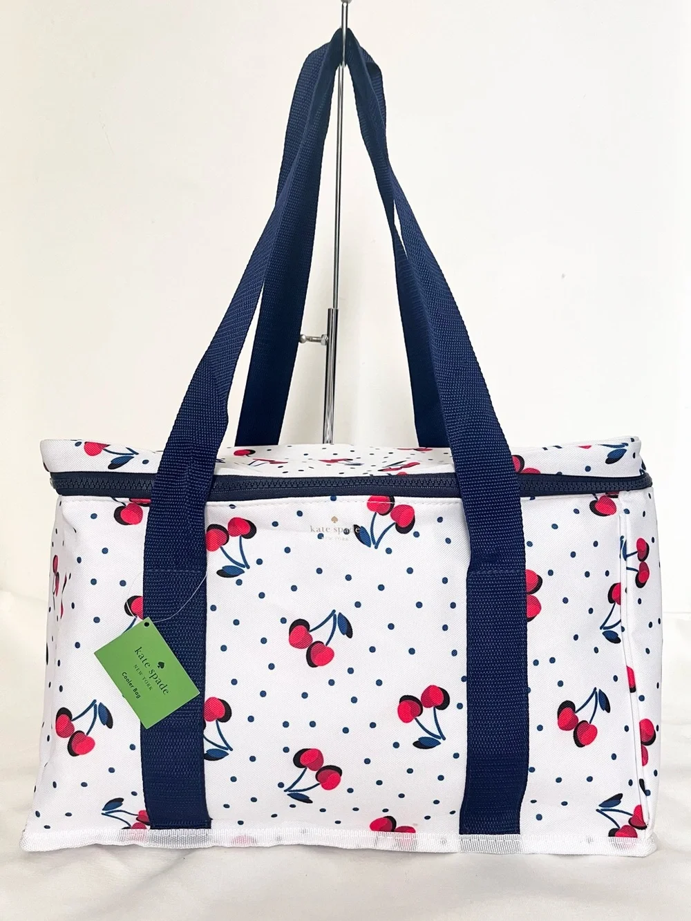 Kate Spade Vintage Insulted Cherry print cooler bag Tote NWT